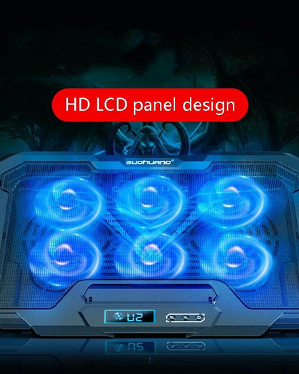 Lcd Gaming Notebook Cooler With Exhaust Fan-1915196911695040516