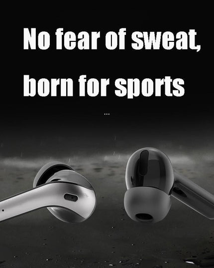 Black Wireless Bluetooth Earphone With Touch Display-1915196860214153218