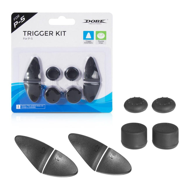 8-In-1 Trigger & Rocker Cap Set For Ps5 - 2 Packs-1915197296321105923