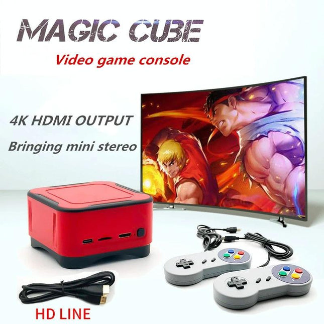 Mini Cube Arcade Console With 16G Tf Card And Gray Controllers-1915198278522245121