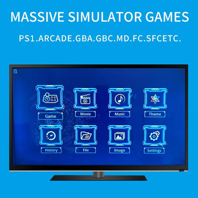Mini Cube Arcade Console With 2.4G Controllers - 64G Tf Card Support-1915197261776818182