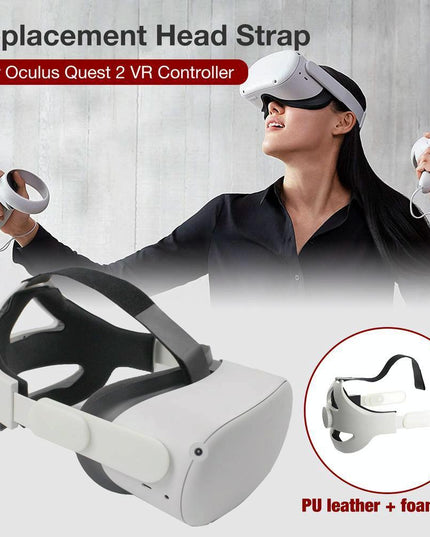 Comfortable Vr Headband For Oculus Quest 2 - Lightweight-1915197083615367173
