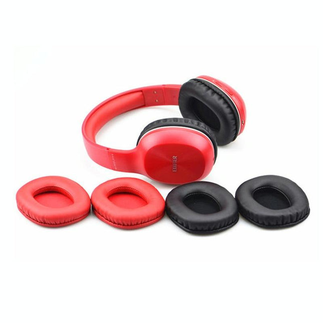 2-Pack Leather Headphone Covers For Edifier W800Bt / W808Bt / K800 / K830 / K815P - Black-1915196849459957763