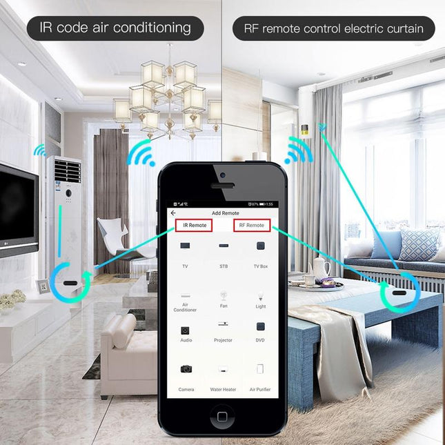 Universal Wifi Ir & Rf Learning Remote Control-1922443425966329859