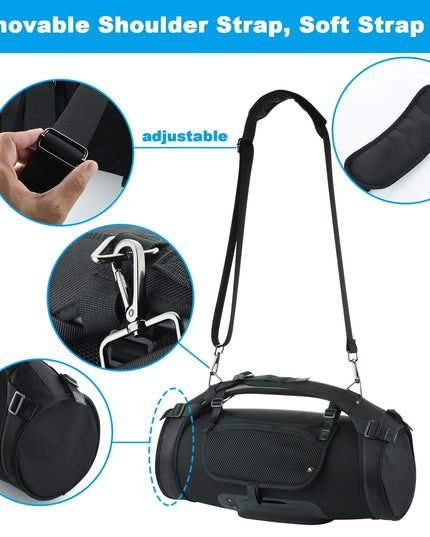 Jbl Boombox Speaker Bag With Shoulder Strap - Portable And Black-1915196857026482179