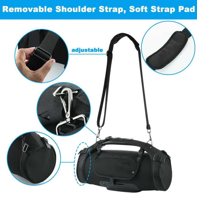 Jbl Boombox Speaker Bag With Shoulder Strap - Portable And Black-1915196857026482179