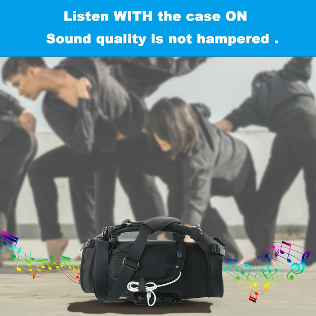 Jbl Boombox Speaker Bag With Shoulder Strap - Portable And Black-1915196857026482180