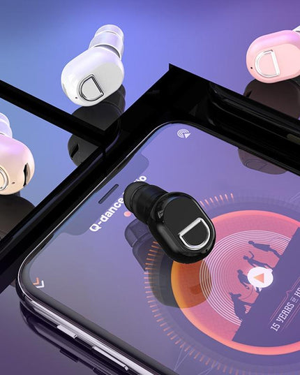 Mini Bluetooth Earphone With Hd Call - Black-1915197628040220673