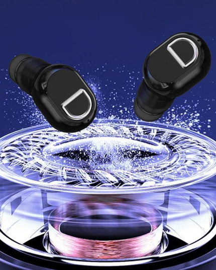 Mini Bluetooth Earphone With Hd Call - Black-1915197628040220679