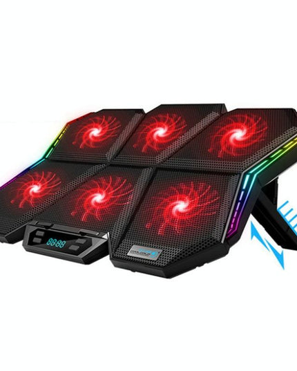 6-Fan Adjustable Rgb Laptop Cooling Base-1915198131620941824