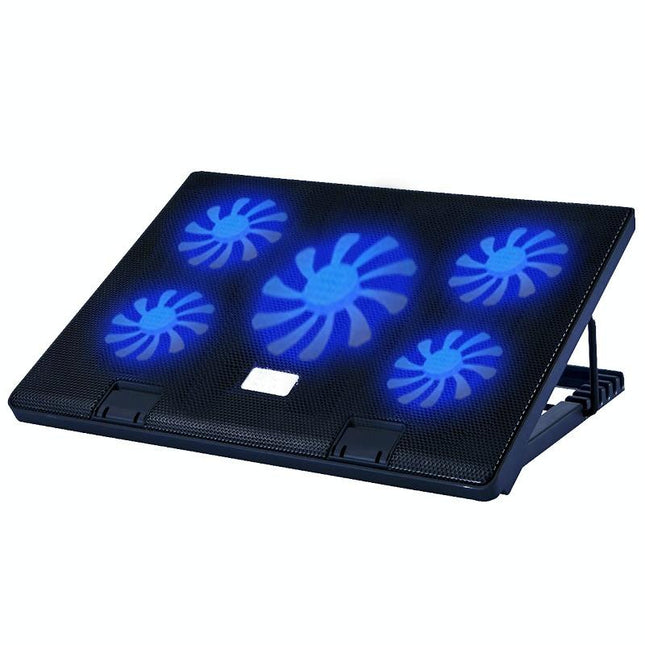 5-Fan Laptop Cooler With Adjustable Speed-1915196871383584774