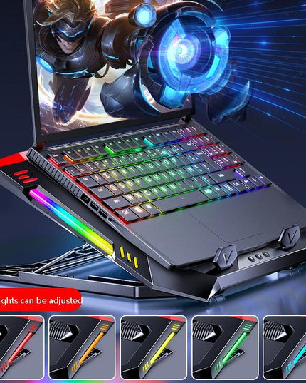 Enhanced Laptop Cooling Stand - Compact Design-1915196857949229061