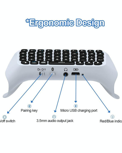 Wireless Bluetooth Keyboard For Ps5 - Chat & Voice Compatible-1915198250219081731