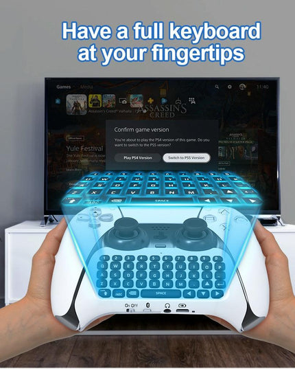 Wireless Bluetooth Keyboard For Ps5 - Chat & Voice Compatible-1915198250219081732