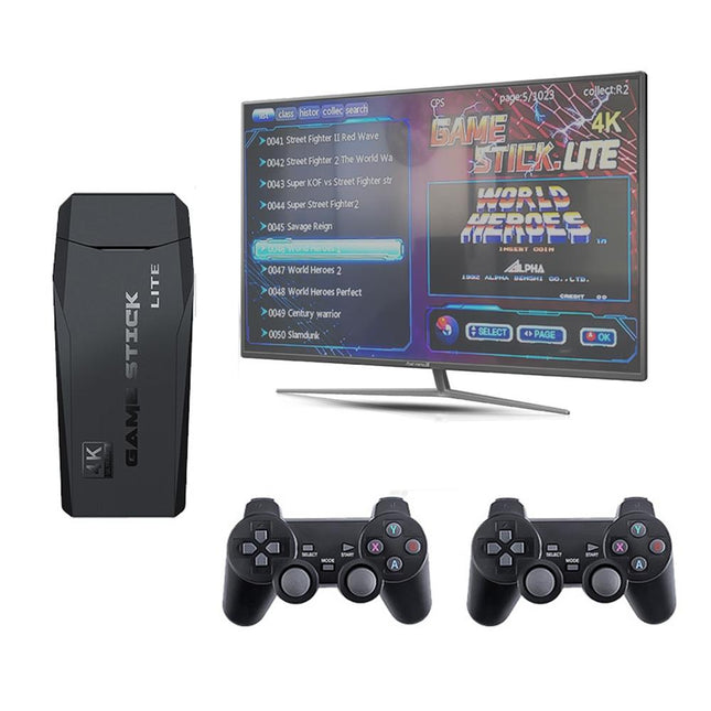 Wireless Hdmi Arcade Game Machine With 2 Gamepads - 32Gb Memory-1922443458031783943