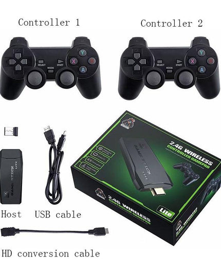 Wireless Hdmi Arcade Game Machine With 2 Gamepads - 32Gb Memory-1922443458031783941