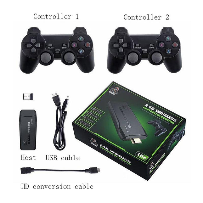 Wireless Hdmi Arcade Game Machine With 2 Gamepads - 32Gb Memory-1922443458031783941
