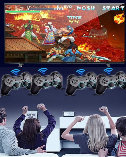 Wireless Hdmi Arcade Game Machine With 2 Gamepads - 32Gb Memory-1922443458031783942