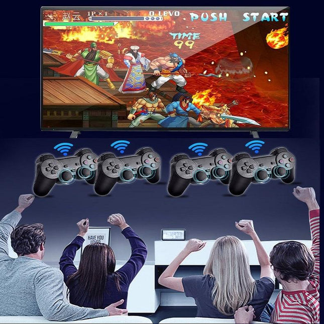 Wireless Hdmi Arcade Game Machine With 2 Gamepads - 32Gb Memory-1922443458031783942