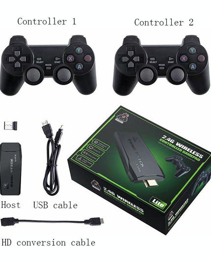 Wireless Hdmi Arcade Game Machine With 2 Gamepads - 64Gb Memory-1915198095013056517