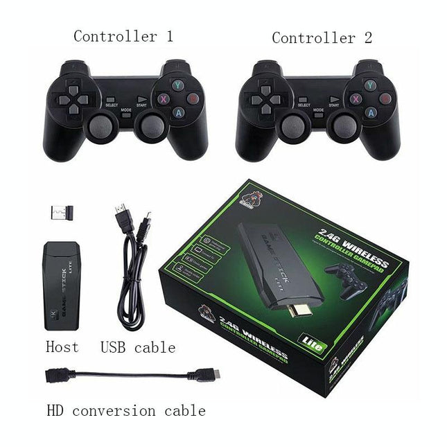 Wireless Hdmi Arcade Game Machine With 2 Gamepads - 64Gb Memory-1915198095013056517