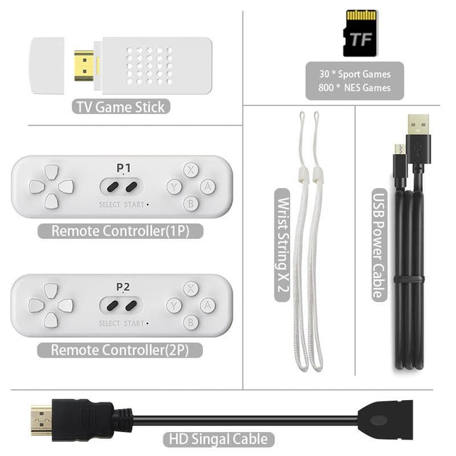 Wireless Y2 Game Console - 830 Hd Games Somatosensory Version-1915197624135323649