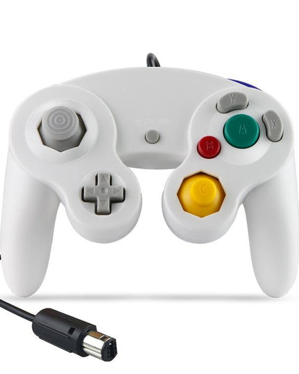 2-Pack Wired Vibrating Game Controller For Nintendo Ngc / Wii - Available - White-1915198291964989444