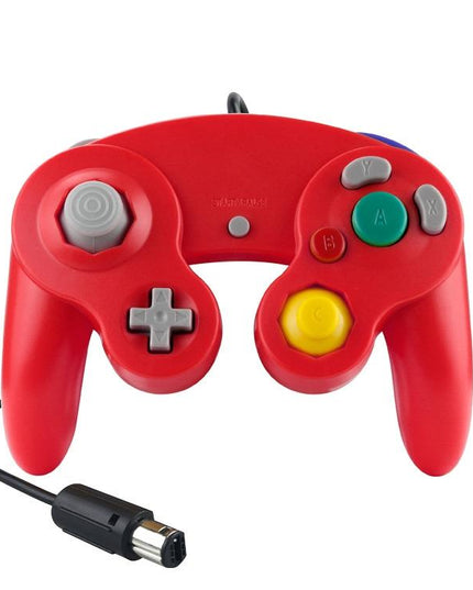 2-Pack Wired Vibrating Game Controller For Nintendo Ngc / Wii - Red-1915197806017122309