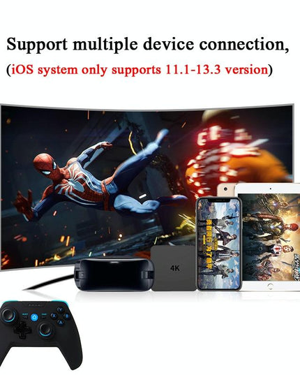 Wireless Game Controller For Android / Ios / Pc / Ps3 - 2.4Ghz & Bluetooth 4.0 - Blue-1915197532955348996
