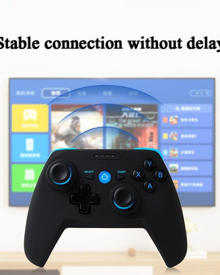 Wireless Game Controller For Android / Ios / Pc / Ps3 With Bluetooth 4.0 & Bracket - Blue-1915197653088604163