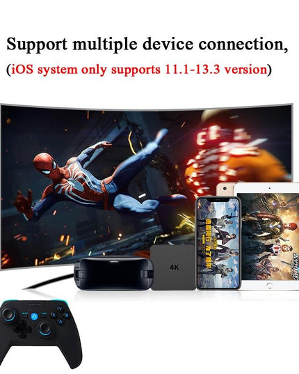 Wireless Game Controller For Android / Ios / Pc / Ps3 With Bluetooth 4.0 & Bracket - Blue-1915197653088604164