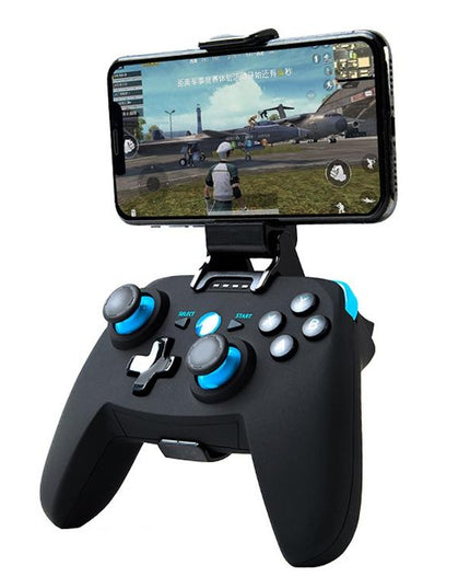 Wireless Game Controller For Android / Ios / Pc / Ps3 With Bluetooth 4.0 & Bracket - Blue-1915197653088604166