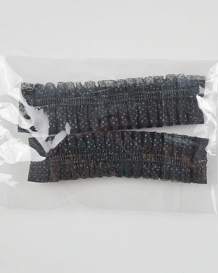 50 Pairs Disposable Earphone Covers - Non-Woven Black-1915196880518778885