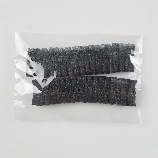 50 Pairs Disposable Earphone Covers - Non-Woven Black-1915196880518778885