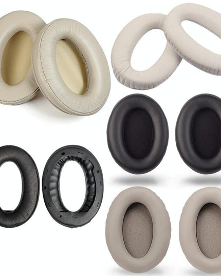 2-Pack Headset Sponge Covers For Sony Wh-1000Xm2 / Xm3 / Xm4 - Black Protein-1915198387645452289