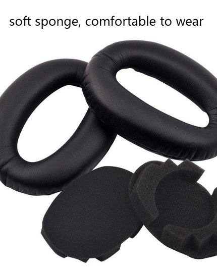 2-Pack Headset Sponge Covers For Sony Wh-1000Xm2 / Xm3 / Xm4 - Black Protein-1915198387645452292