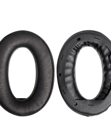 2-Pack Sony Wh-1000Xm2 / Xm3 / Xm4 Headset Covers - Black Lambskin-1915198367282106368