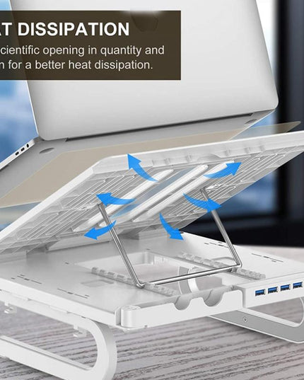 Adjustable Foldable Laptop Stand For Cooling And Ergonomic Lifting-1915198125929271300