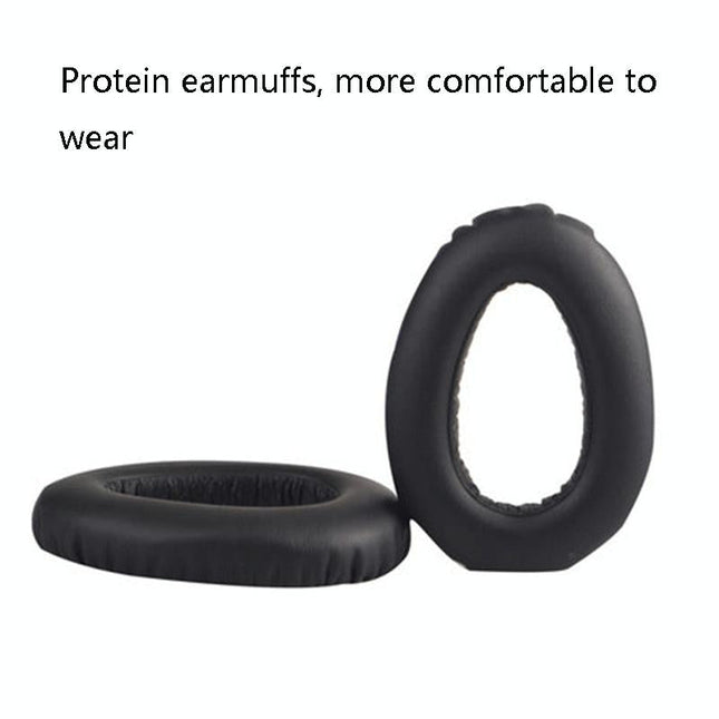 2-Pack Headphone Sponge Covers For Sennheiser Pxc550 / Mb660 - Black-1915196921291608066