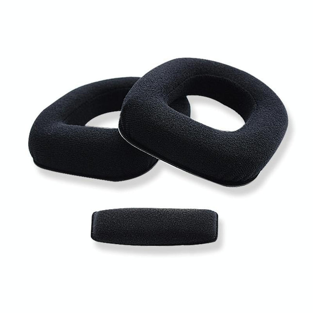 2-Pack Flannel Earmuff Covers For Logitech A10 Gaming Headset-1915198306364035074