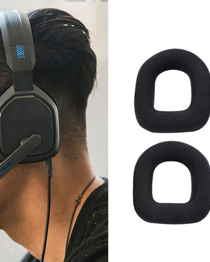 2-Pack Flannel Earmuff Covers For Logitech A40 Gaming Headset-1915197975869657092
