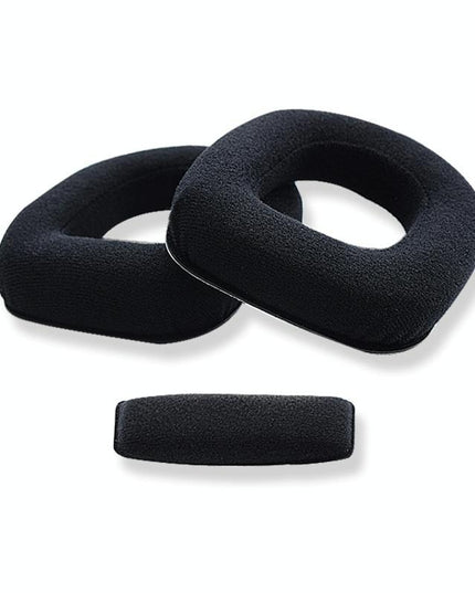 2-Pack Flannel Earmuff Covers For Logitech A50 Gaming Headset-1915197811671044098