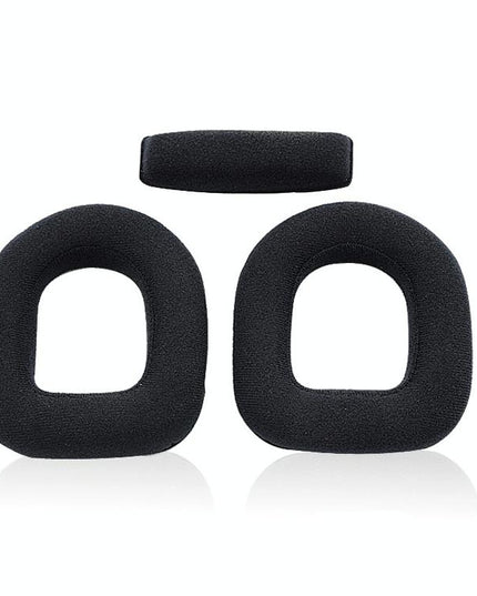 2-Pack Flannel Headset Covers For Logitech A50 Gaming Headset-1915197631873814529