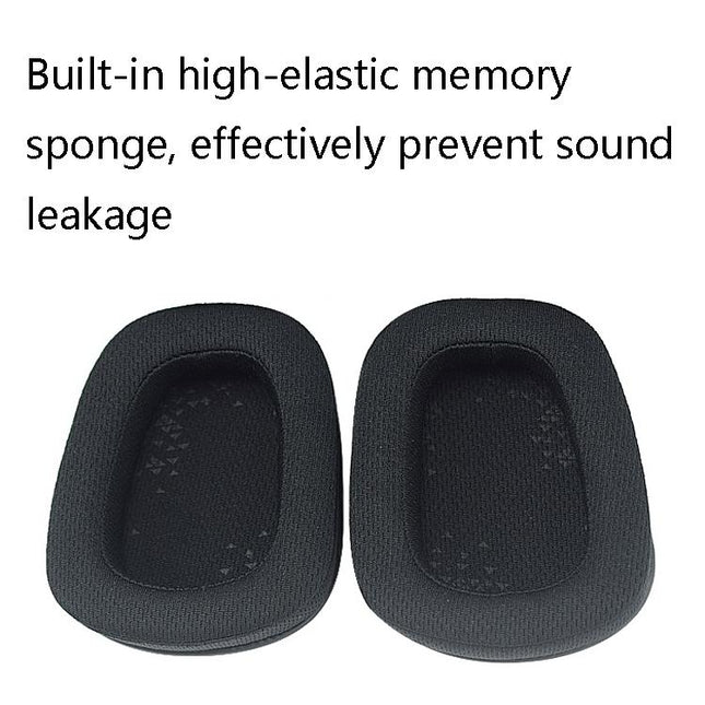 2-Pack Net Cloth Headphone Earmuffs For Logitech G633 / G933 / G933S-1915198274671874052