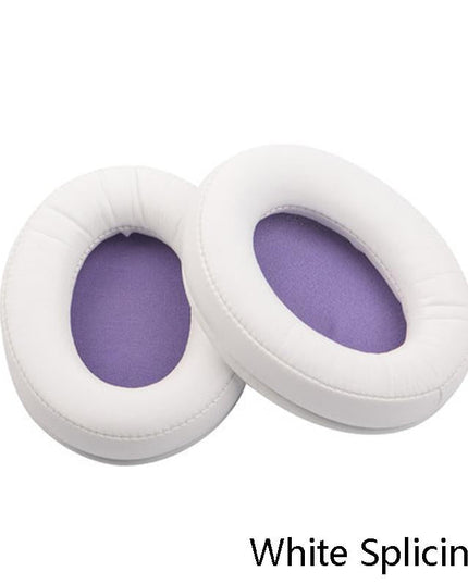 2-Pack Leather Ear Pad Covers For Kingston Cloud Silver Ii Headset - White-1915197982140141569