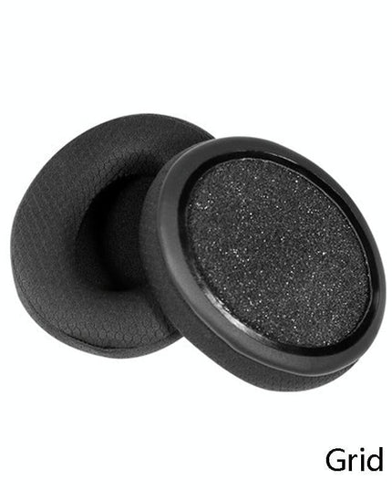 2-Pack Leather Ear Pad Covers For Kingston Cloud Silver Ii Headset - Grid Design-1915197820386807809
