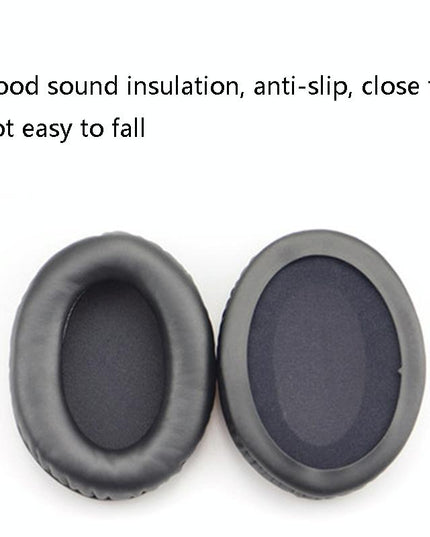 2-Pack Leather Ear Pad Covers For Kingston Cloud Silver Ii Headset - Grid Design-1915197820386807812