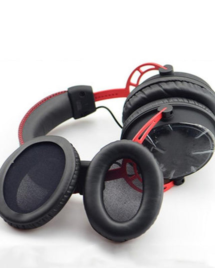 2-Pack Leather Ear Pad Covers For Kingston Cloud Silver Ii Headset - Black-1915197636936339461