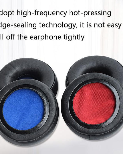 2-Pack Leather Headphone Covers For Jabra Revo Wireless - Black Net-1915198265410850818