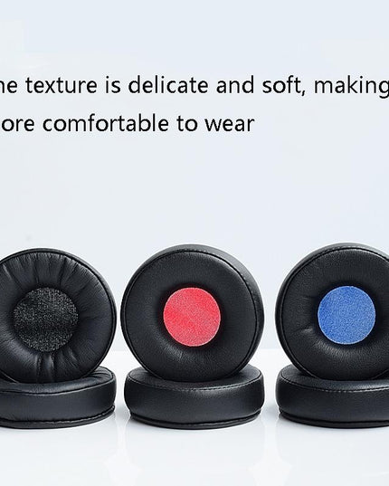 2-Pack Leather Headphone Covers For Jabra Revo Wireless - Black Net-1915198265410850819
